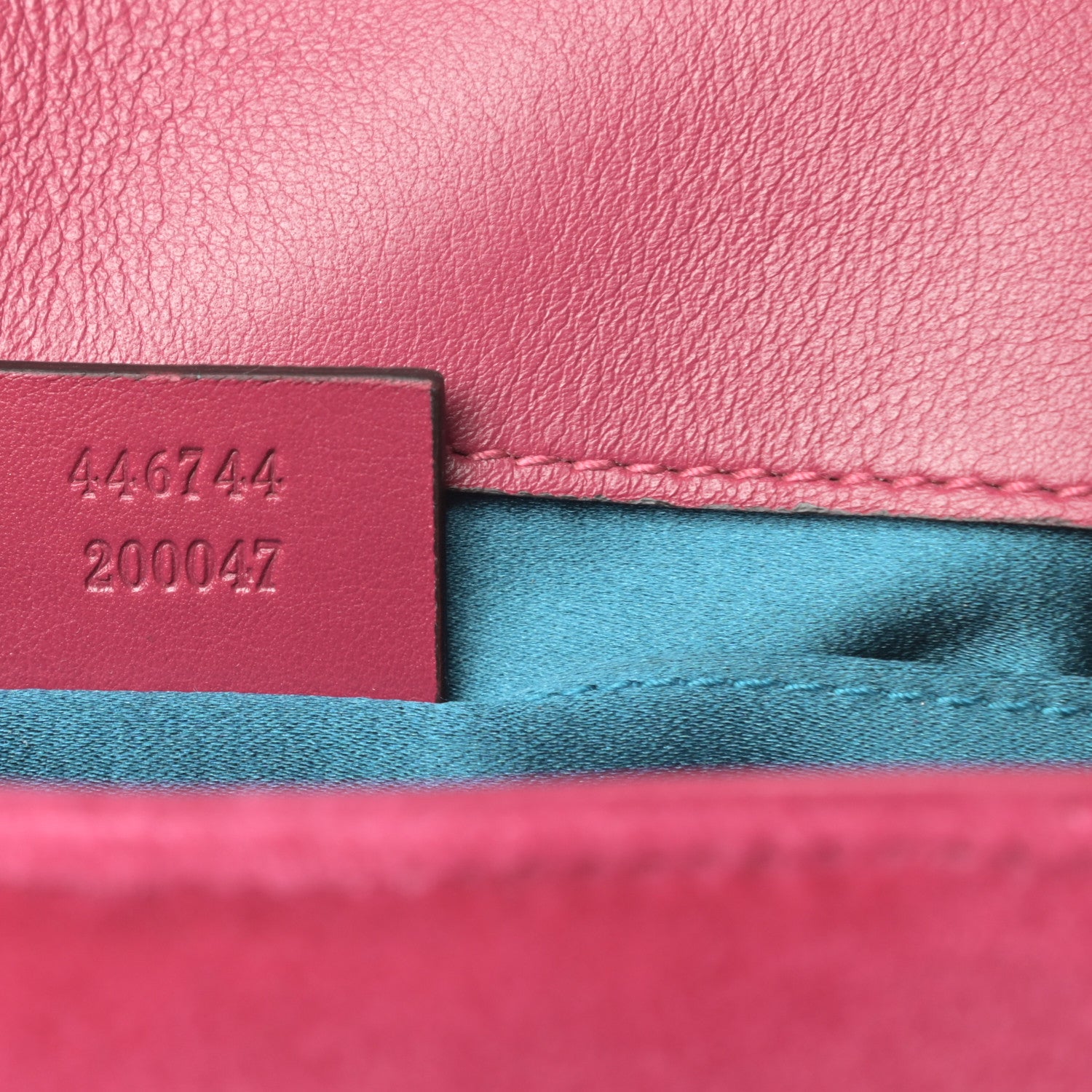 Gucci Velvet Matelasse Embroidered Mini GG Marmont Shoulder Bag Light Raspberry Rose 7 of 12