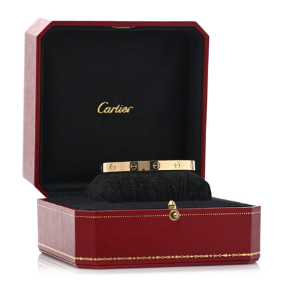 Cartier 18K Yellow Gold LOVE Cuff Bracelet 18 4 of 4