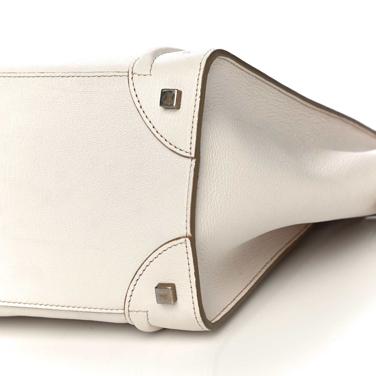 Celine Goatskin Mini Luggage White 9 of 33