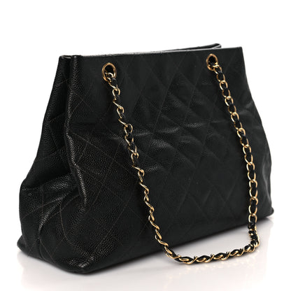Chanel Caviar Quilted Shopping Tote Black 2 of 8