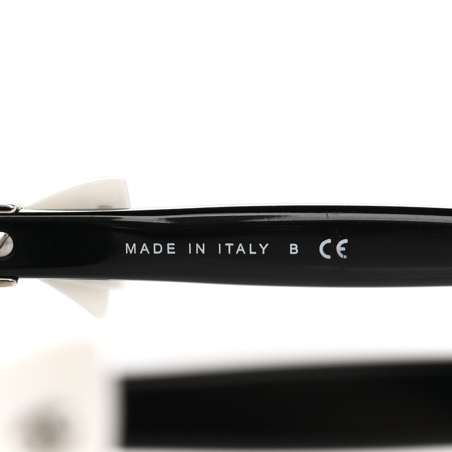 Acetate CC Bow Sunglasses 5171 Black White