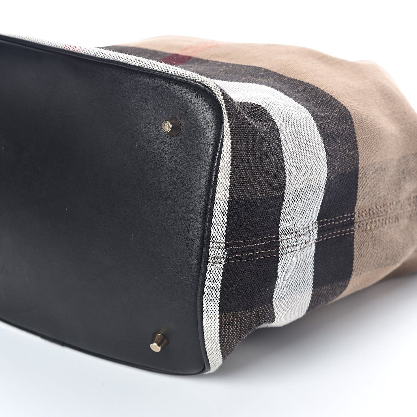 Canvas Mega Check Medium Ashby Hobo Saddle Black