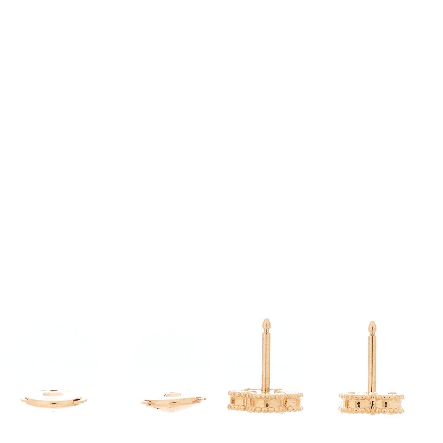 18K Rose Gold Carnelian Sweet Alhambra Earrings
