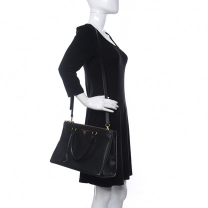 Prada Saffiano Large Galleria Double Zip Tote Black 2 of 8