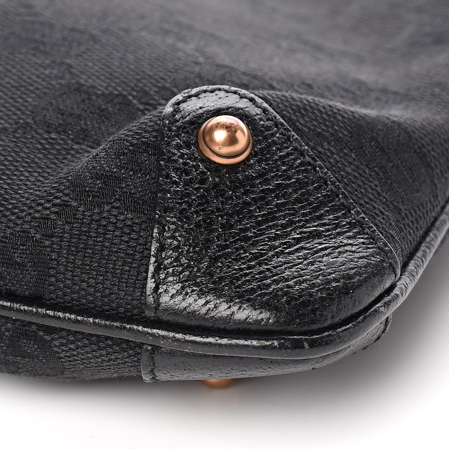 Gucci Monogram Bamboo Pochette Black 9 of 11