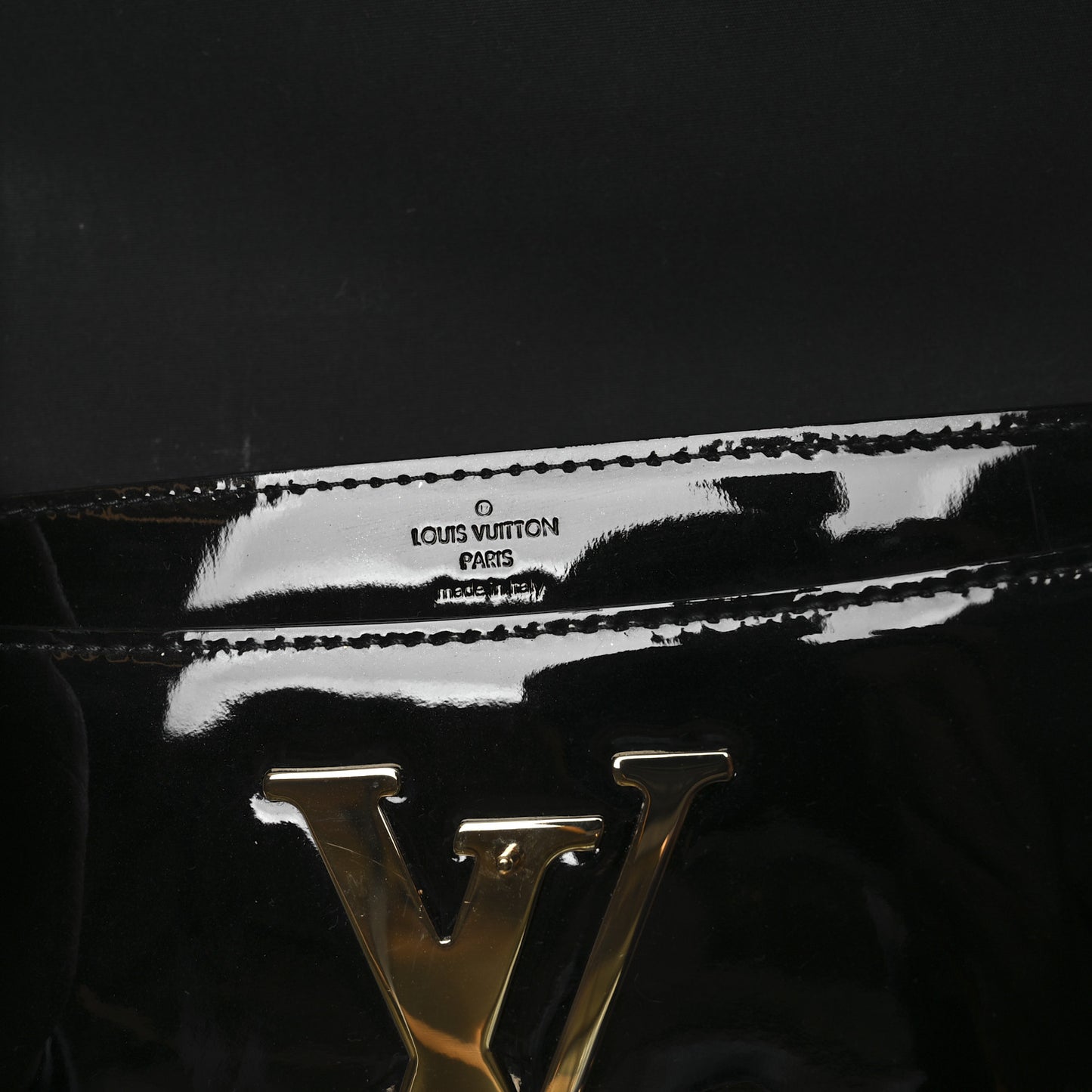 Patent Neo Sobe Louise EW Clutch Black