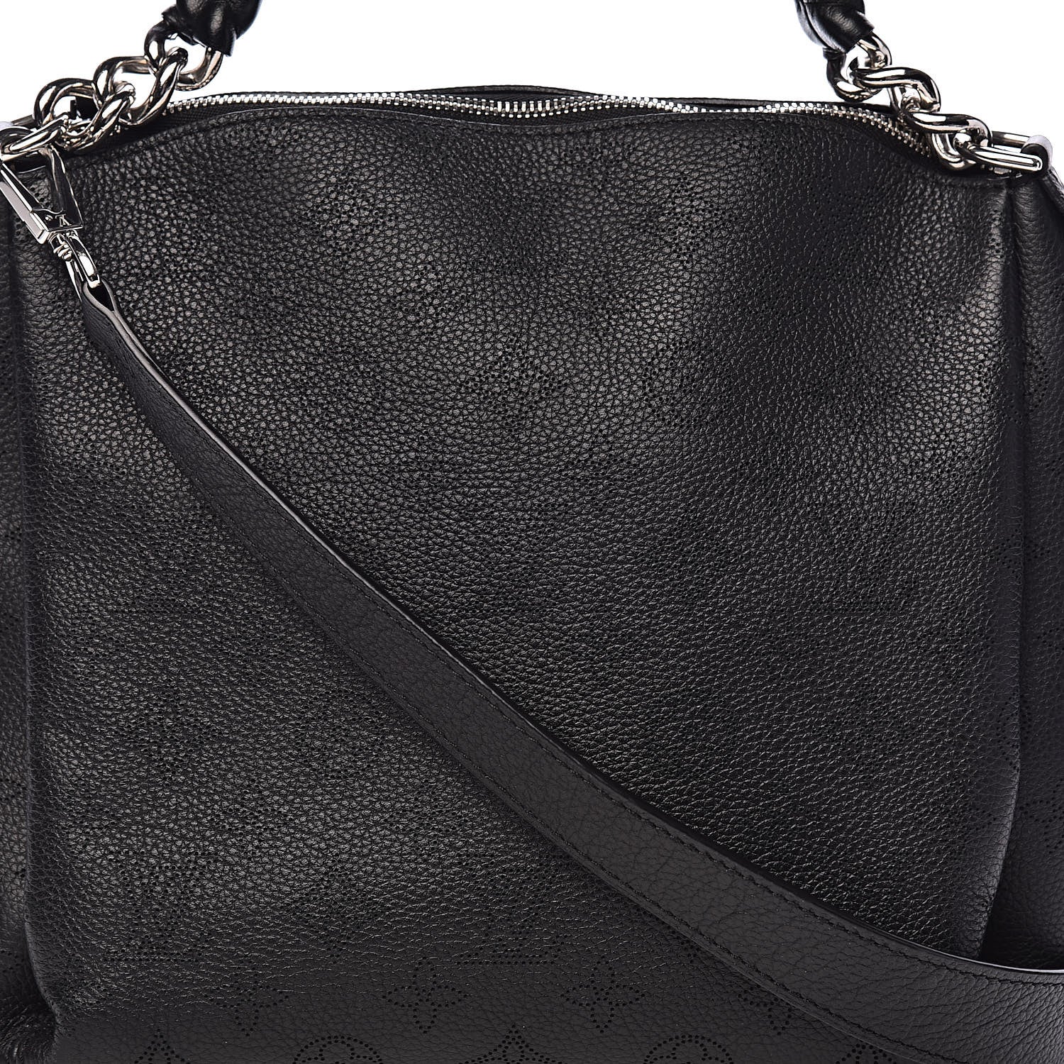 Louis Vuitton Mahina Babylone Chain BB Black 10 of 10