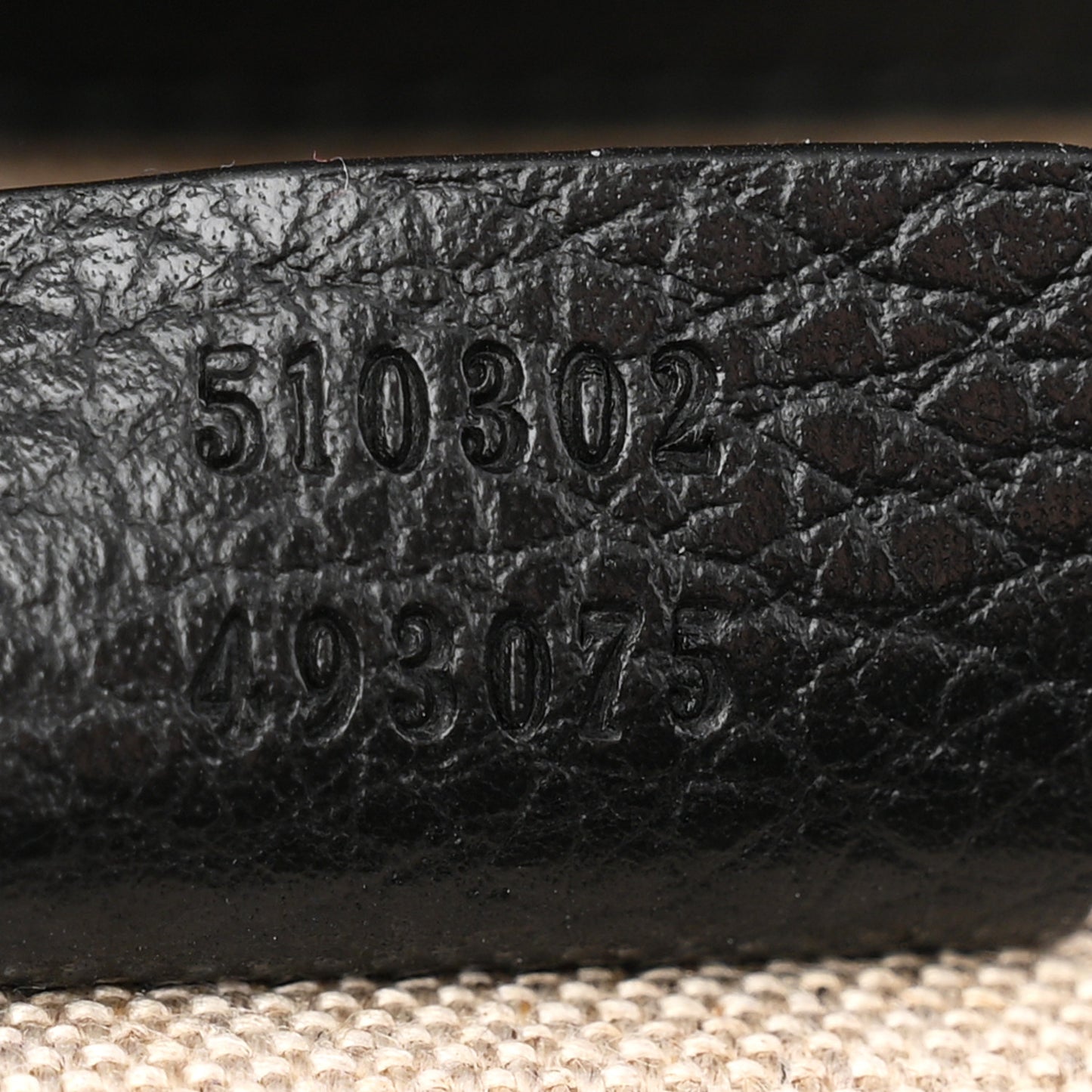 Dollar Calfskin Interlocking G Top Handle Shoulder Bag Black