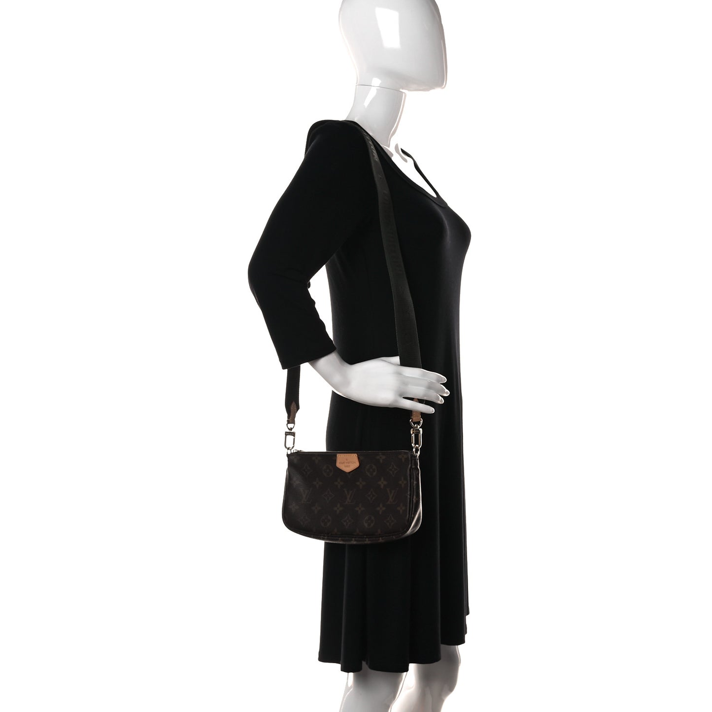 Monogram Multi Pochette Accessories Large Pochette Kaki