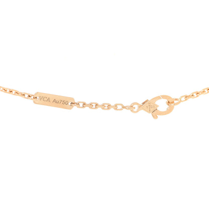 Van Cleef & Arpels 18K Yellow Gold Guilloche Magic Alhambra Long Necklace 4 of 6