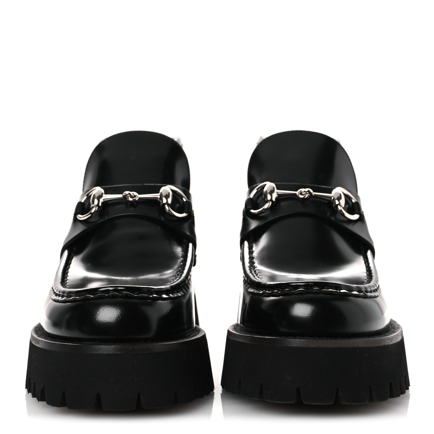 Cordovan Lux Womens Horsebit Platform Ankle Boots 39 Black