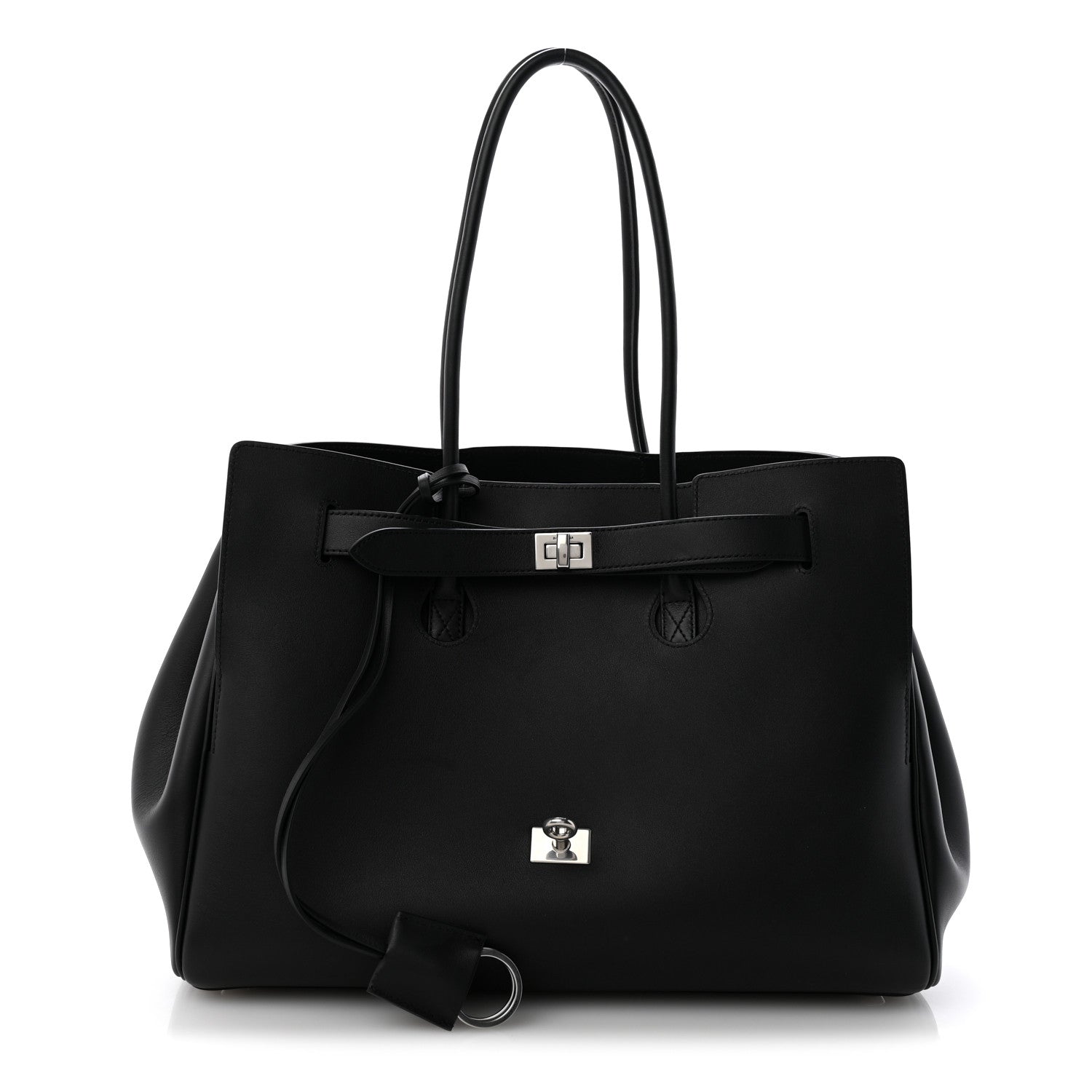 Balenciaga Smooth Calfskin Medium Bel Air Carry All Bag Black 1 of 9