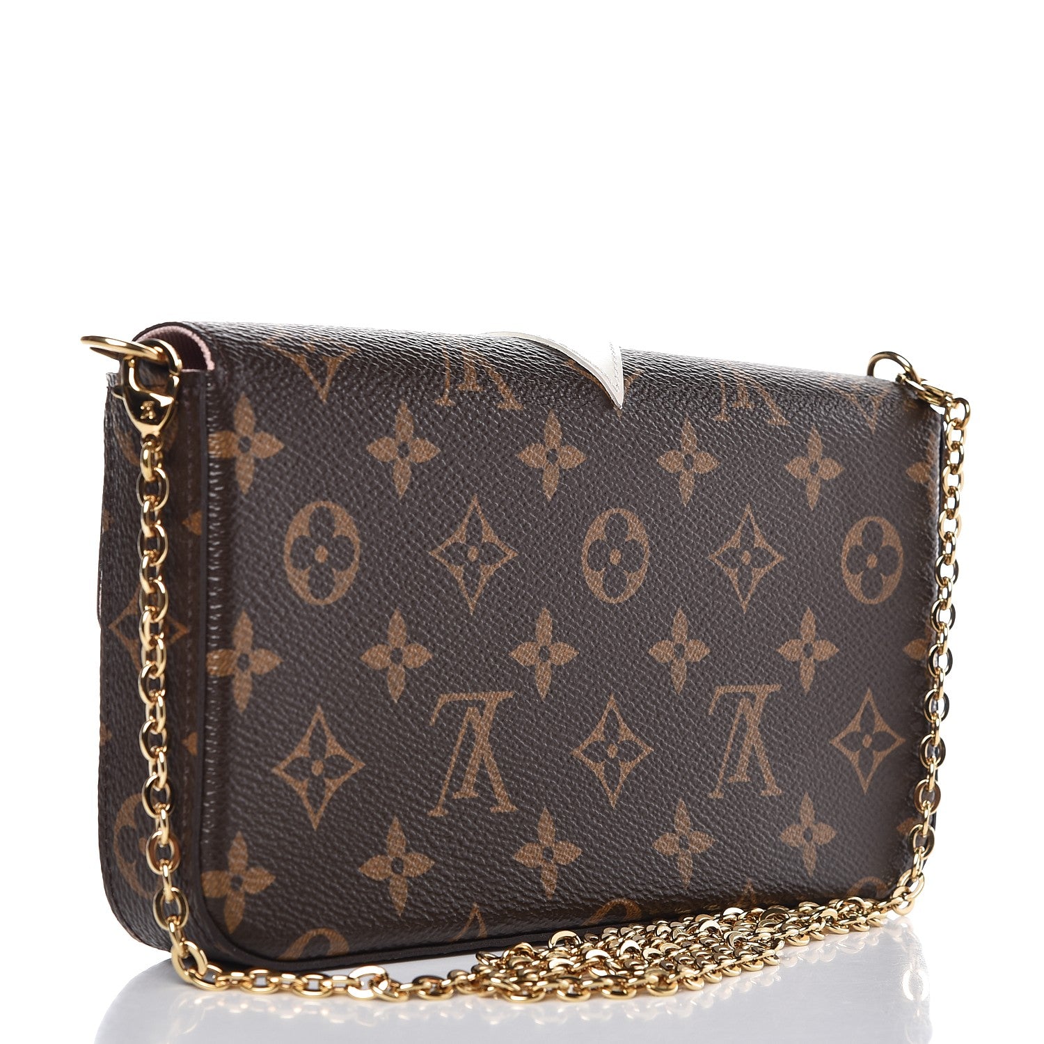 Louis Vuitton Monogram Lovely Birds Pochette Felicie Chain Wallet 9 of 13