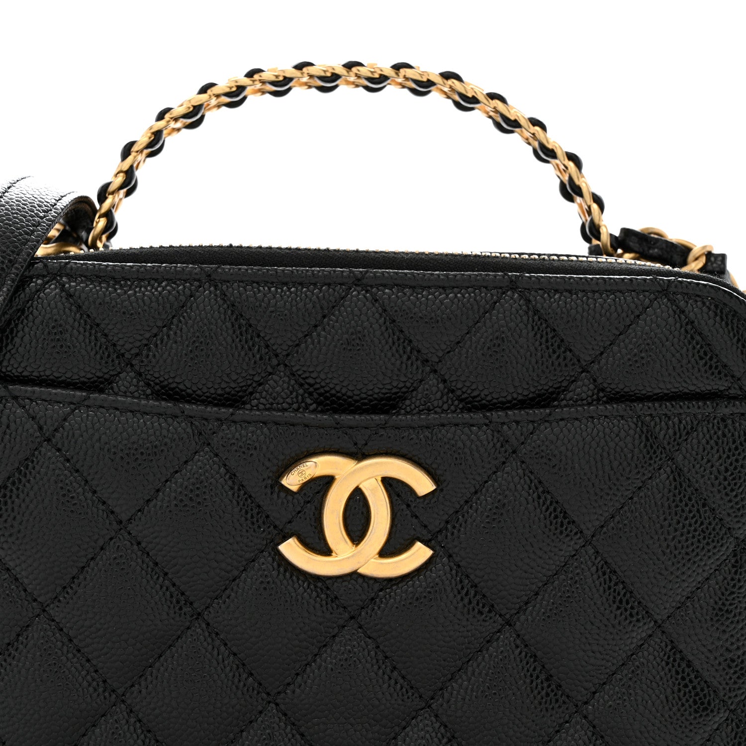 Chanel Caviar Quilted Small Pick Me Up Vanity Case Black 9 of 14
