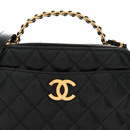 Chanel Caviar Quilted Small Pick Me Up Vanity Case Black 9 of 14