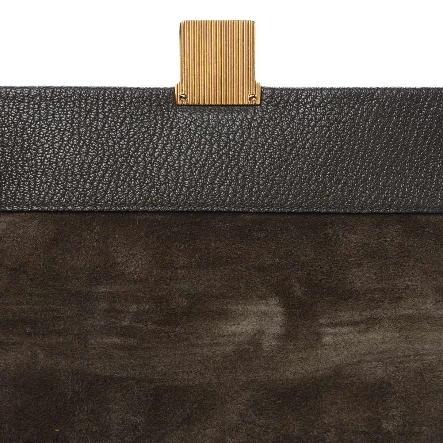 Goatskin Bandoliera Madras Shoulder Bag Dark Green