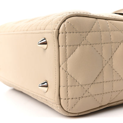 Christian Dior Lambskin Cannage Small My ABCDior Lady Dior Corda 9 of 9