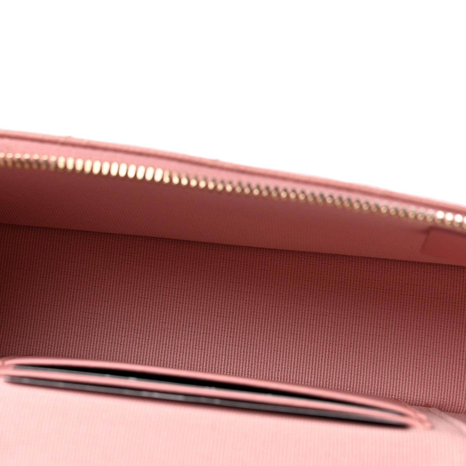 Chanel Caviar Quilted Top Handle Slim Vanity With Chain Light Pink 5 of 11