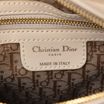 Christian Dior Lambskin Cannage Medium Lady Dior Light Beige 6 of 10