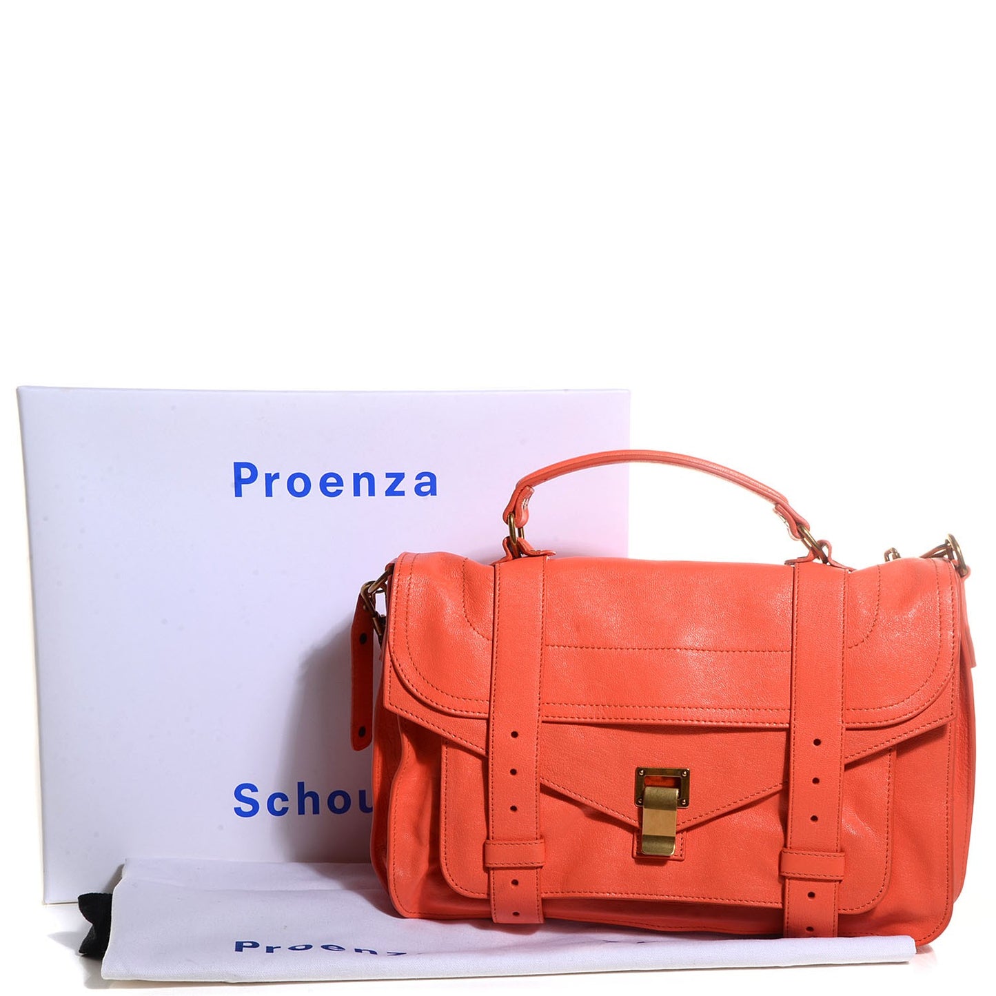 Lambskin Medium PS1 Satchel Grapefruit