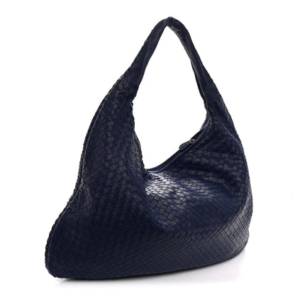 Bottega Veneta Nappa Intrecciato Maxi Veneta Hobo Sapphire 3 of 11