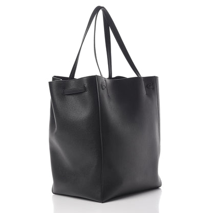 Celine Soft Grained Calfskin Medium Belt Cabas Phantom Black 3 of 13
