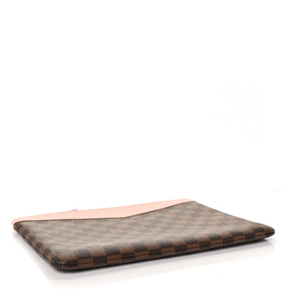Louis Vuitton Damier Ebene Daily Pouch Rose Poudre 4 of 8