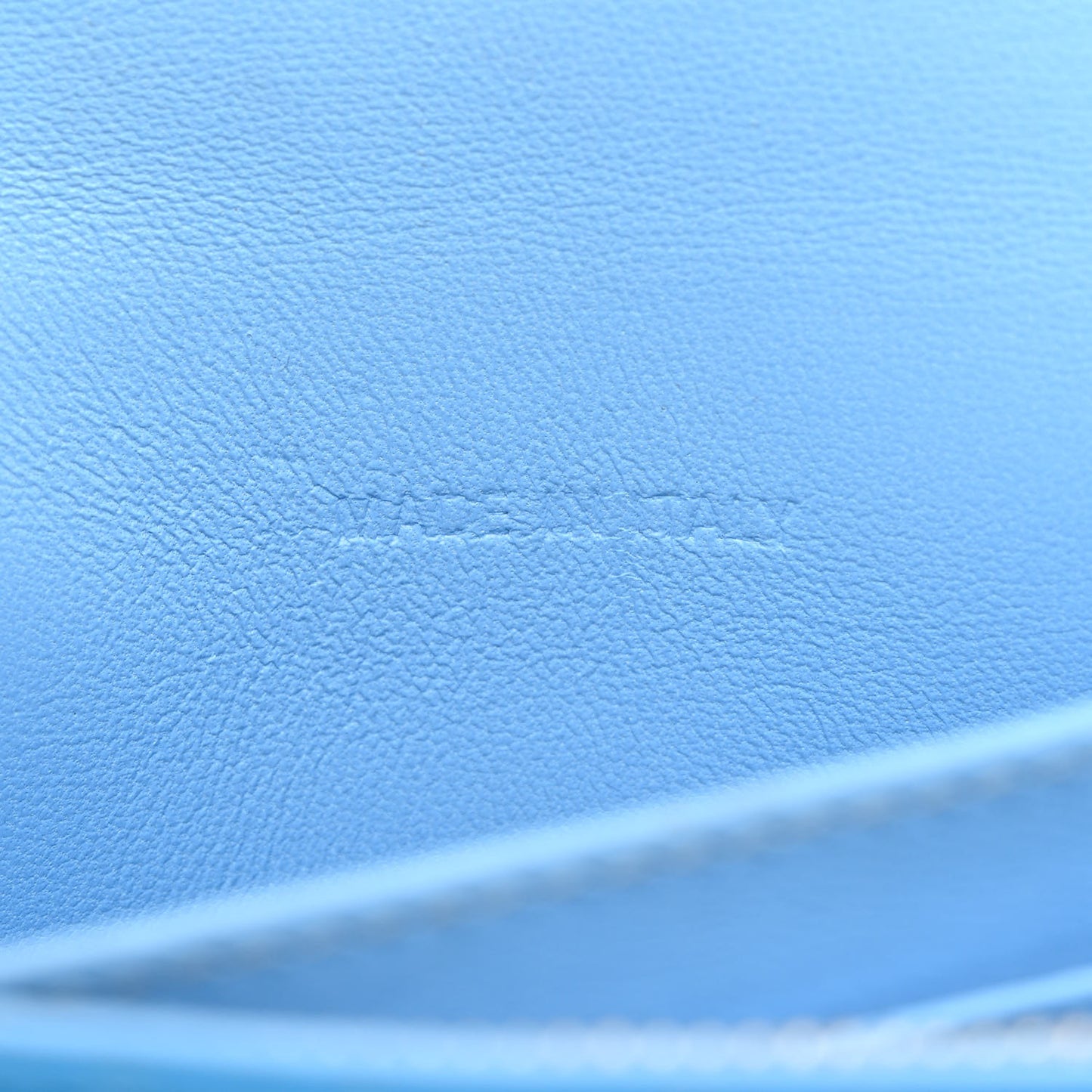 Lambskin Cannage Miss Dior Promenade Pouch Blue