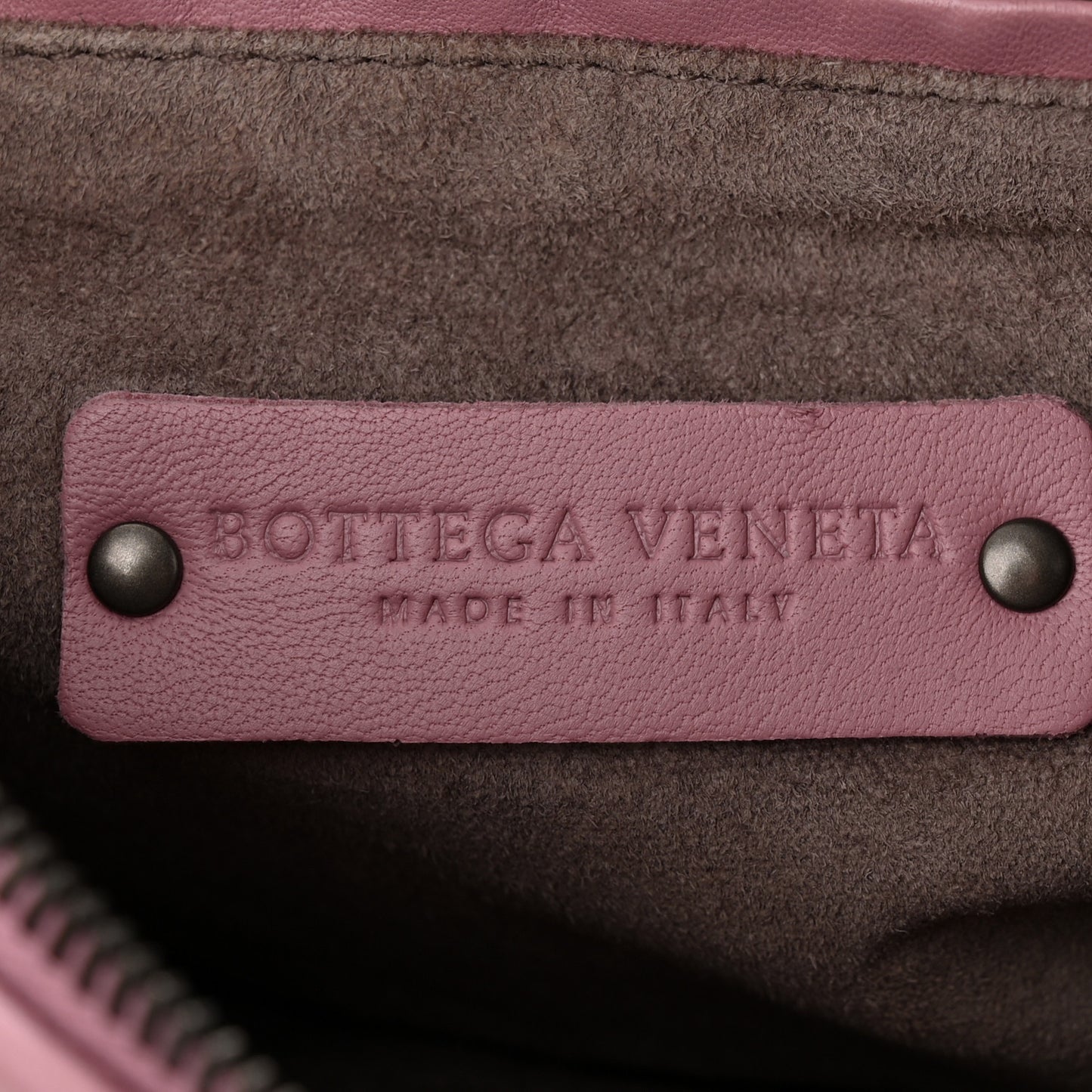 Nappa Intrecciato Nodini Crossbody Messenger Rose Pink