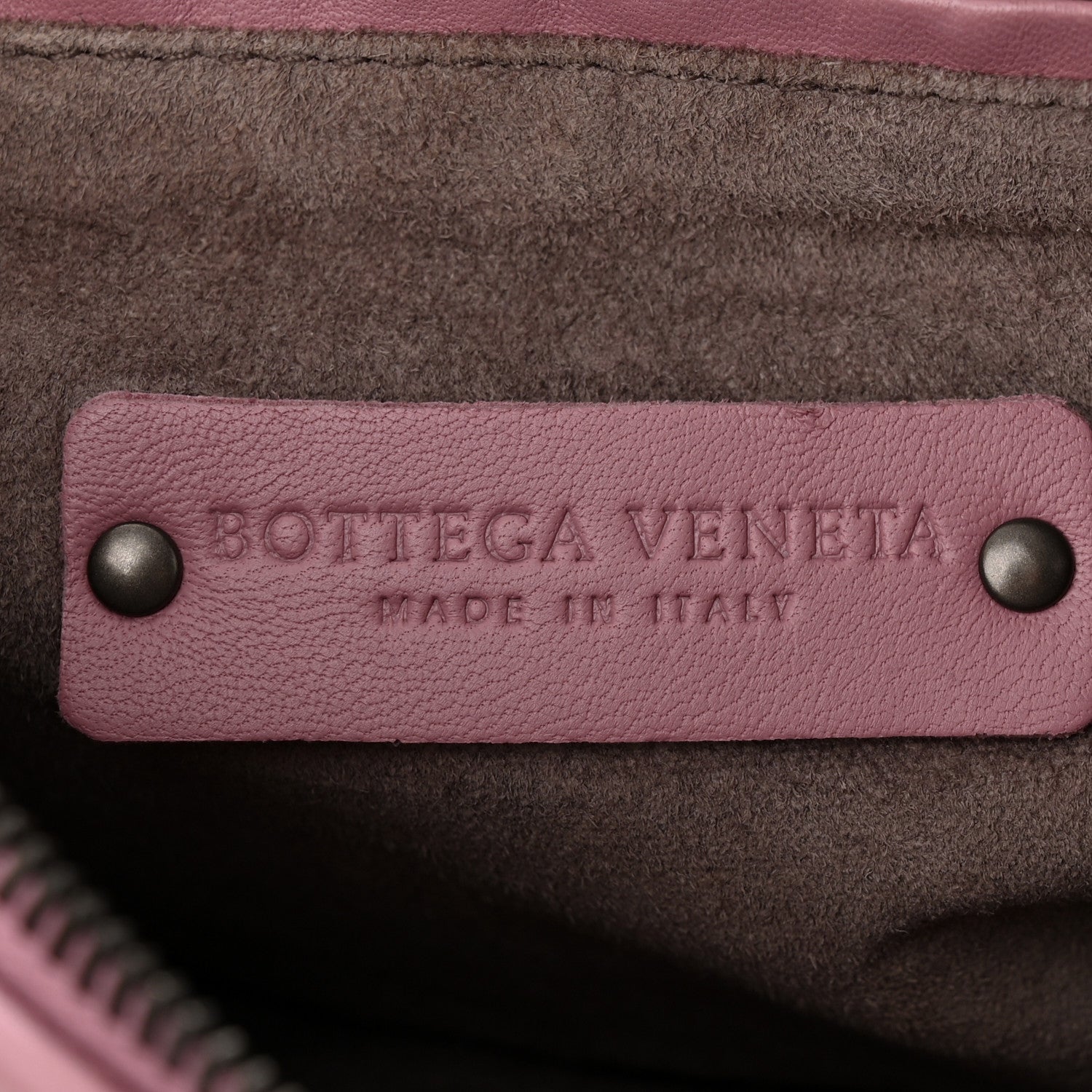 Bottega Veneta Nappa Intrecciato Nodini Crossbody Messenger Rose Pink 7 of 12