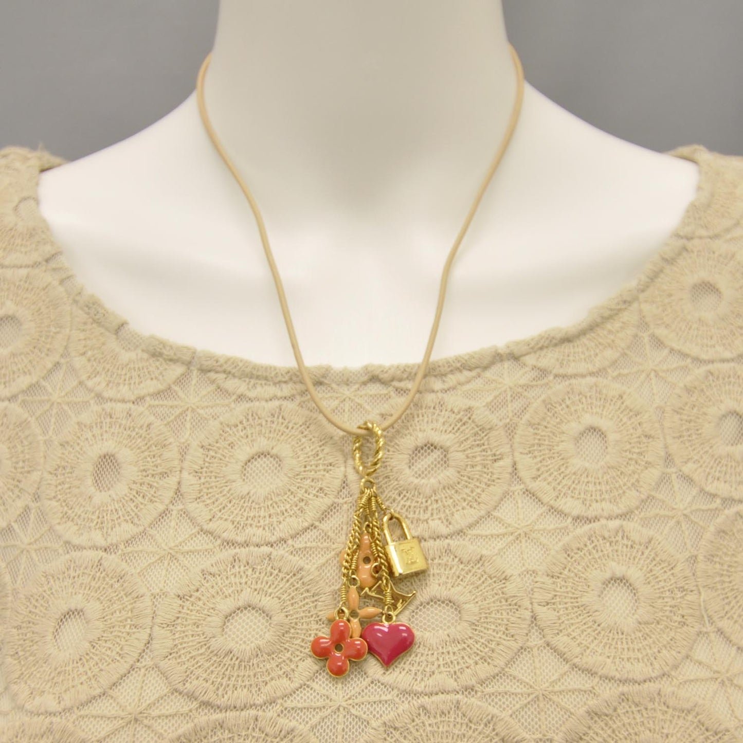 Sweet Monogram Pendant Necklace