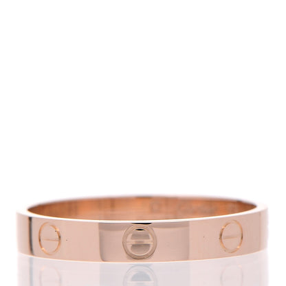 Cartier 18K Pink Gold 3.5mm LOVE Wedding Band Ring 63 10.25 1 of 5