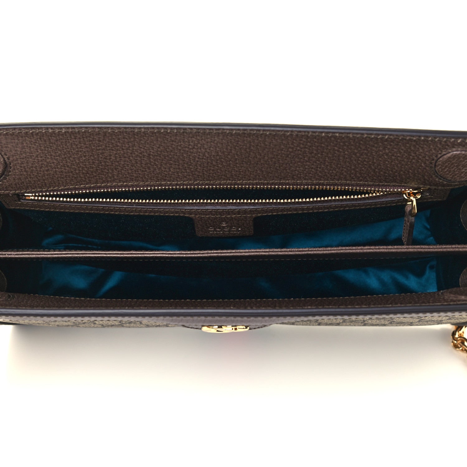 Gucci GG Supreme Monogram Web Medium Ophidia Chain Shoulder Bag Brown 4 of 10