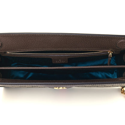 Gucci GG Supreme Monogram Web Medium Ophidia Chain Shoulder Bag Brown 4 of 10
