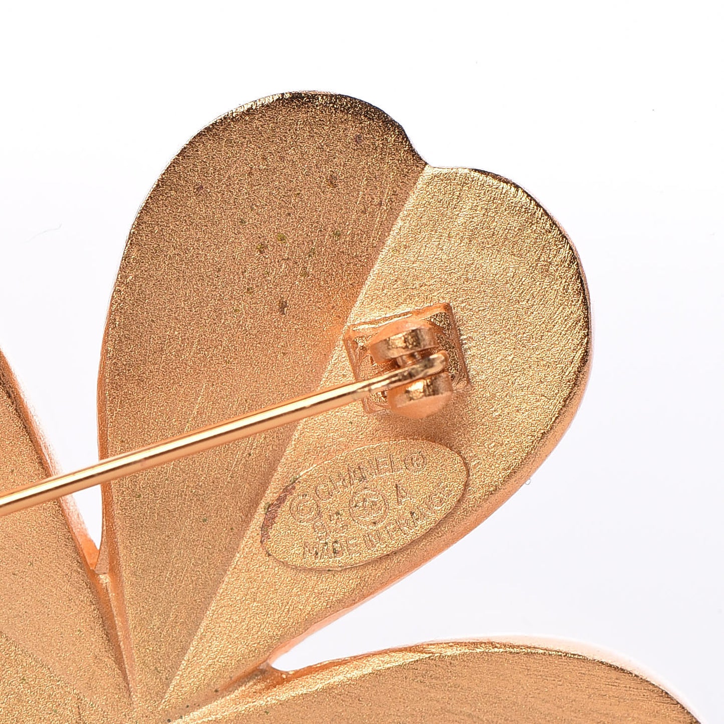 CC Clover Brooch Gold