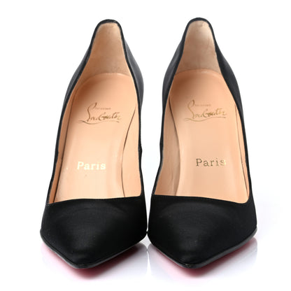 Christian Louboutin Satin Decollete 554 100 Pumps 39.5 Black 3 of 6