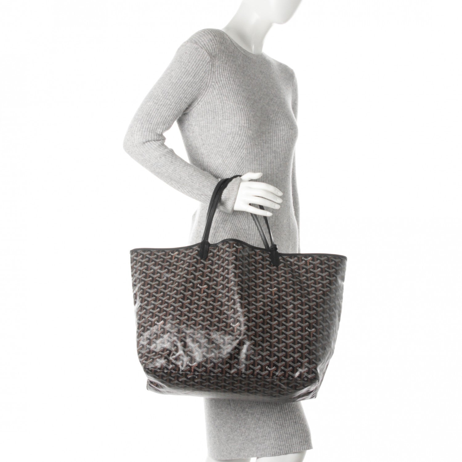 Goyard Goyardine Saint Louis GM Black 2 of 7