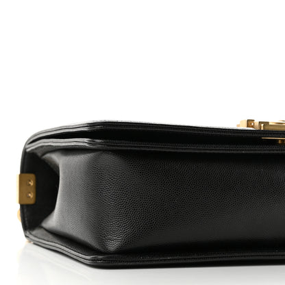 Chanel Caviar Quilted New Medium Boy Flap Black 9 of 10
