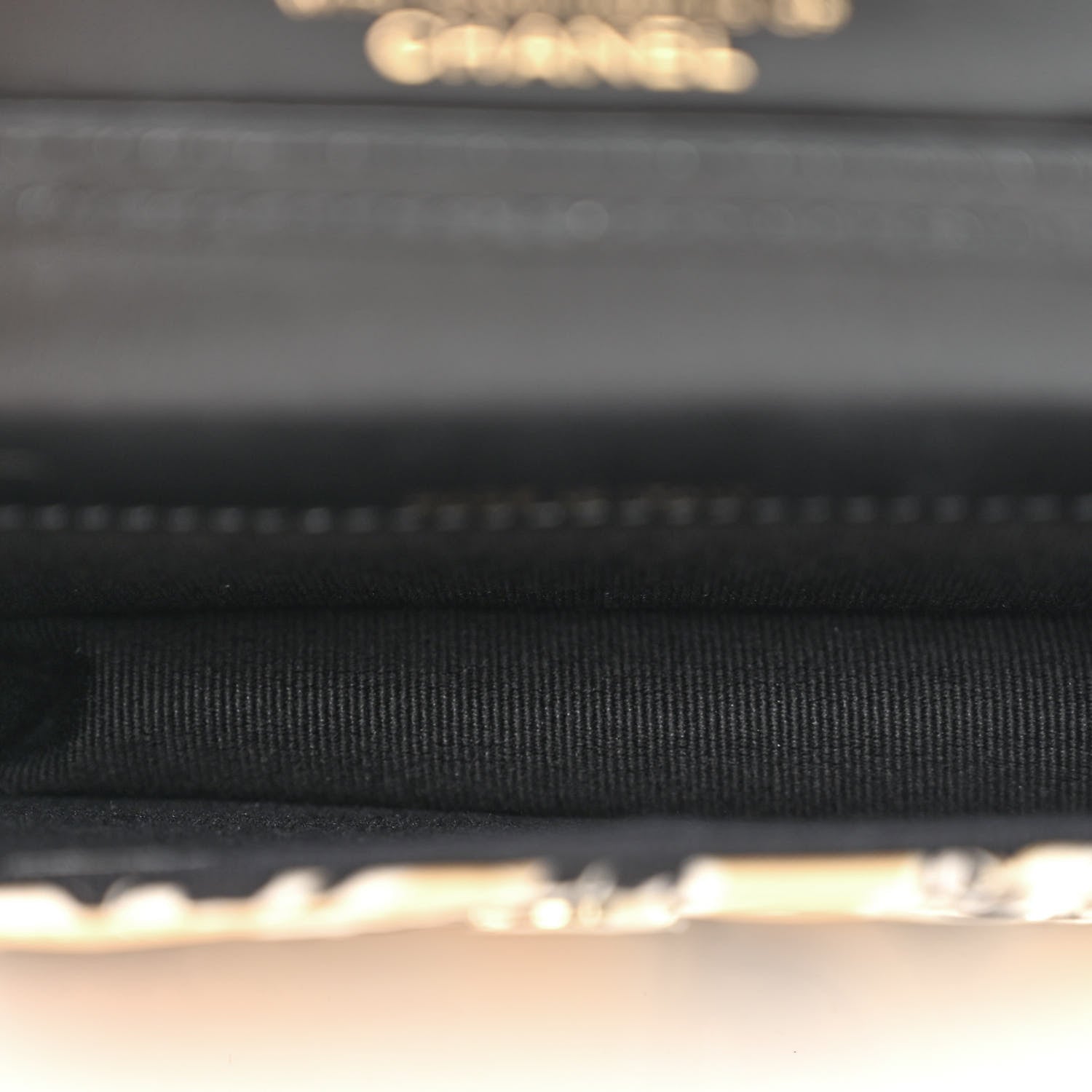 Chanel Canvas Check Flag Printed CC Clutch With Chain Beige Multicolor 5 of 12