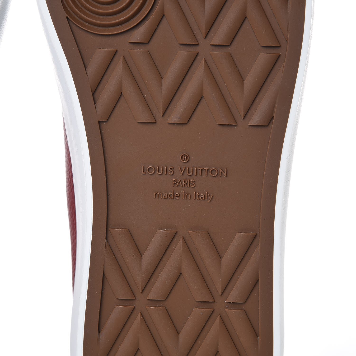 Louis Vuitton Calfskin Tattoo Sneakers Boot 10 Red 11 of 12