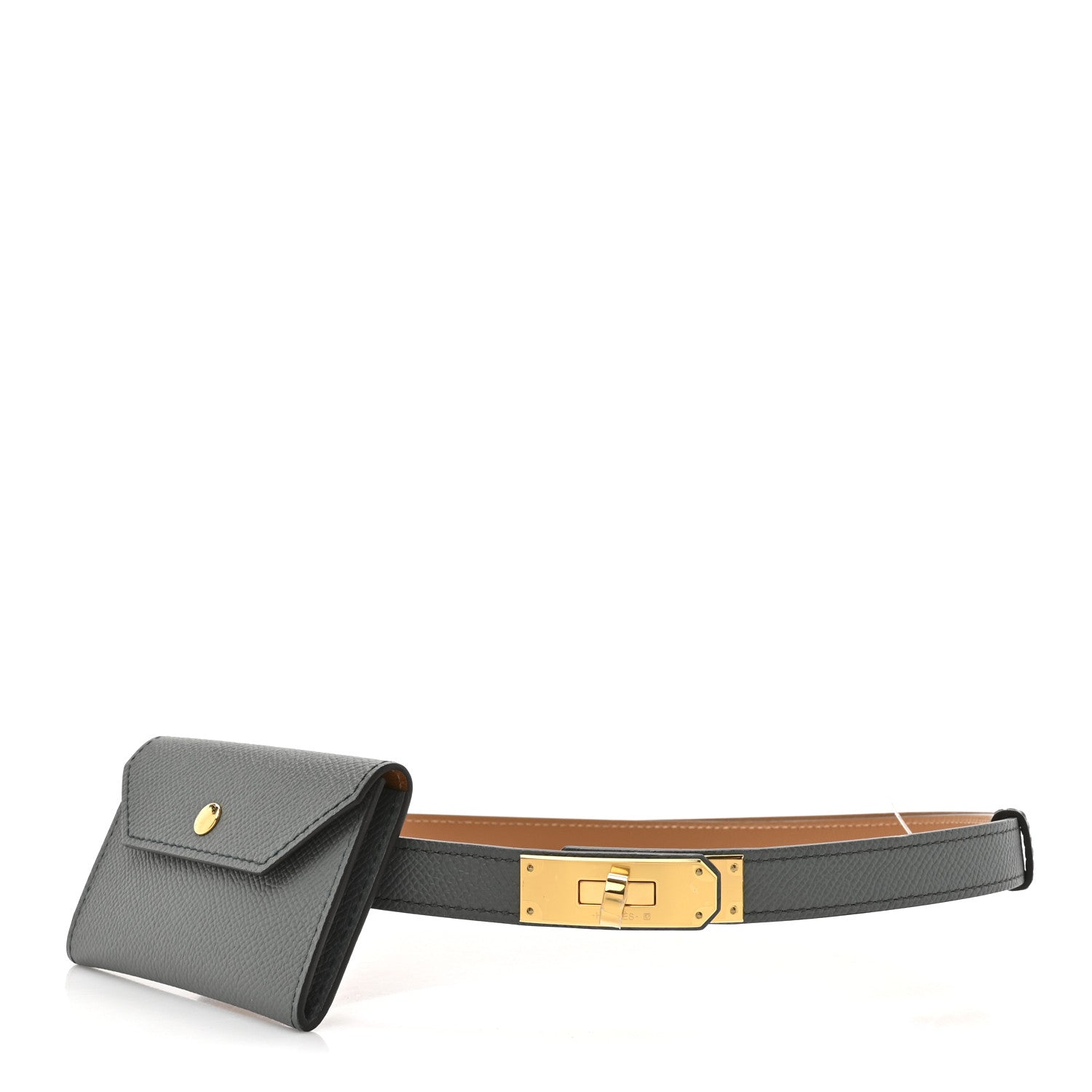 Hermes Epsom Kelly Pocket 18 Belt Vert Amande 1 of 7