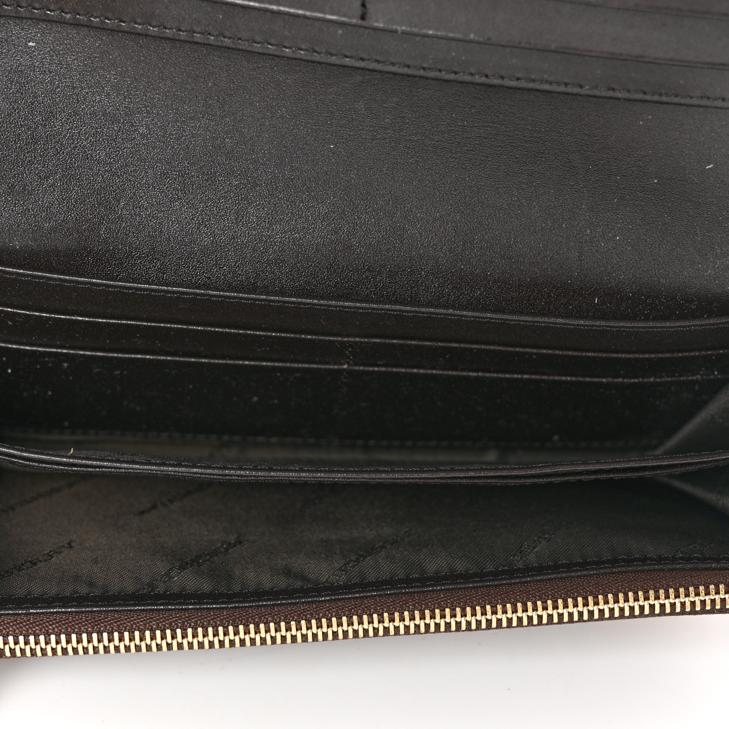 Burberry Haymarket Check Penrose Continental Wallet Chocolate 5 of 6