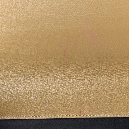Saint Laurent Calfskin Monogram Large Belle De Jour Clutch Beige 9 of 9