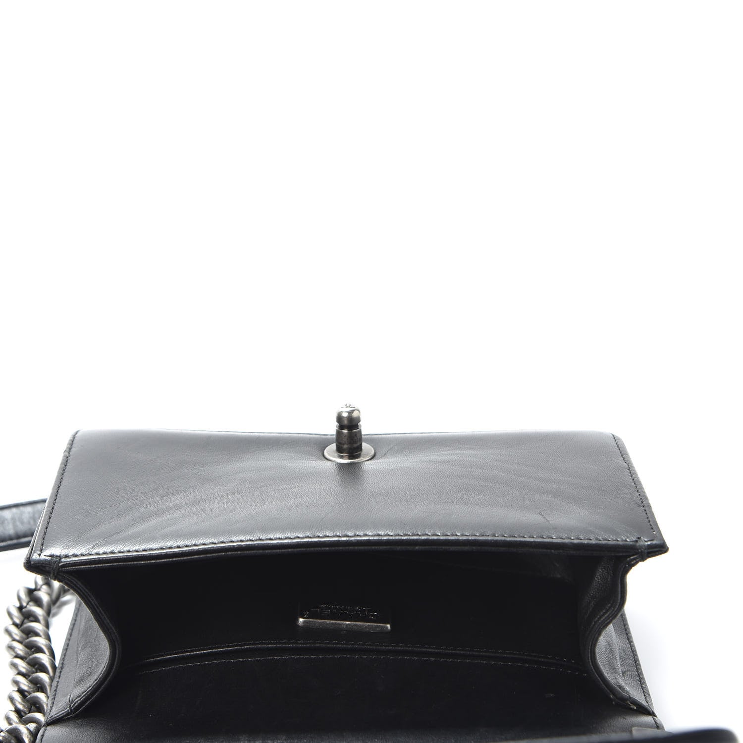 Chanel Galuchat Stingray Small Boy Flap Black 4 of 10