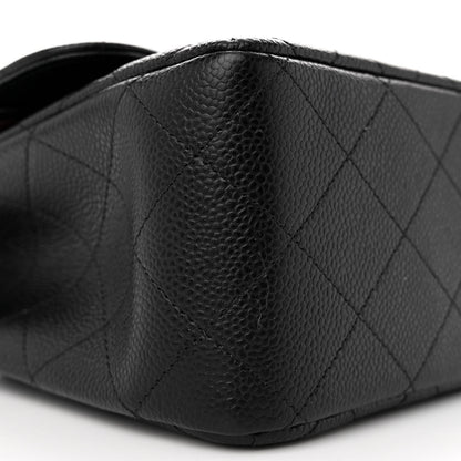 Chanel Caviar Quilted Jumbo Double Flap Black 9 of 11