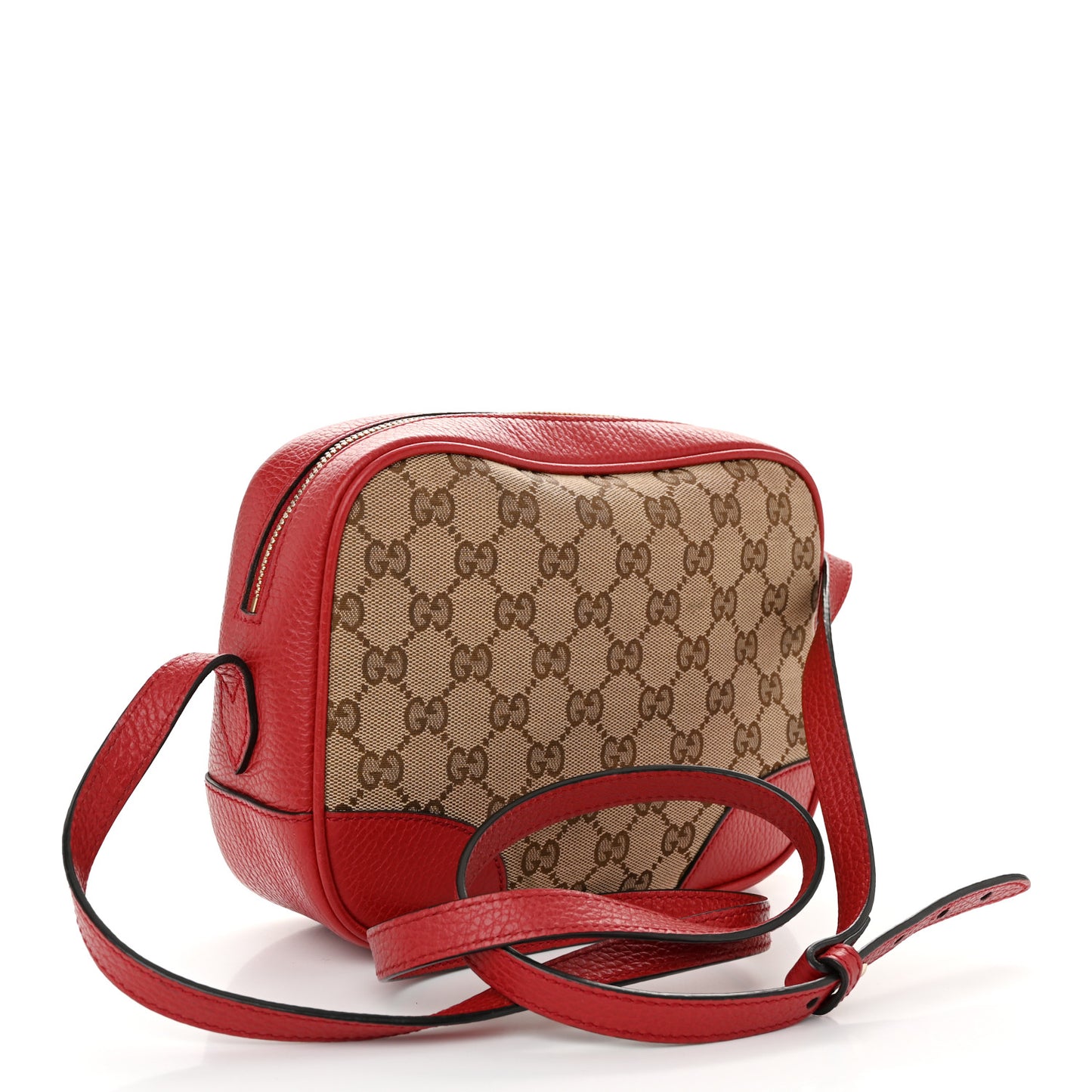 Monogram Mini Bree Messenger Bag Red