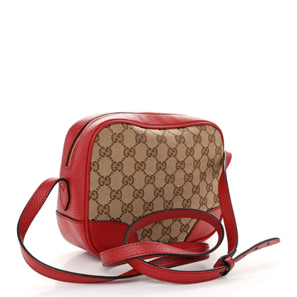 Gucci Monogram Mini Bree Messenger Bag Red 3 of 10