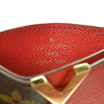 Louis Vuitton Calfskin Monogram Kimono Tote Card Holder Cherry 6 of 6