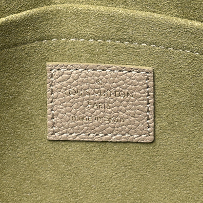 Louis Vuitton Empreinte Monogram Giant Felicie Pochette Khaki Cream 7 of 10