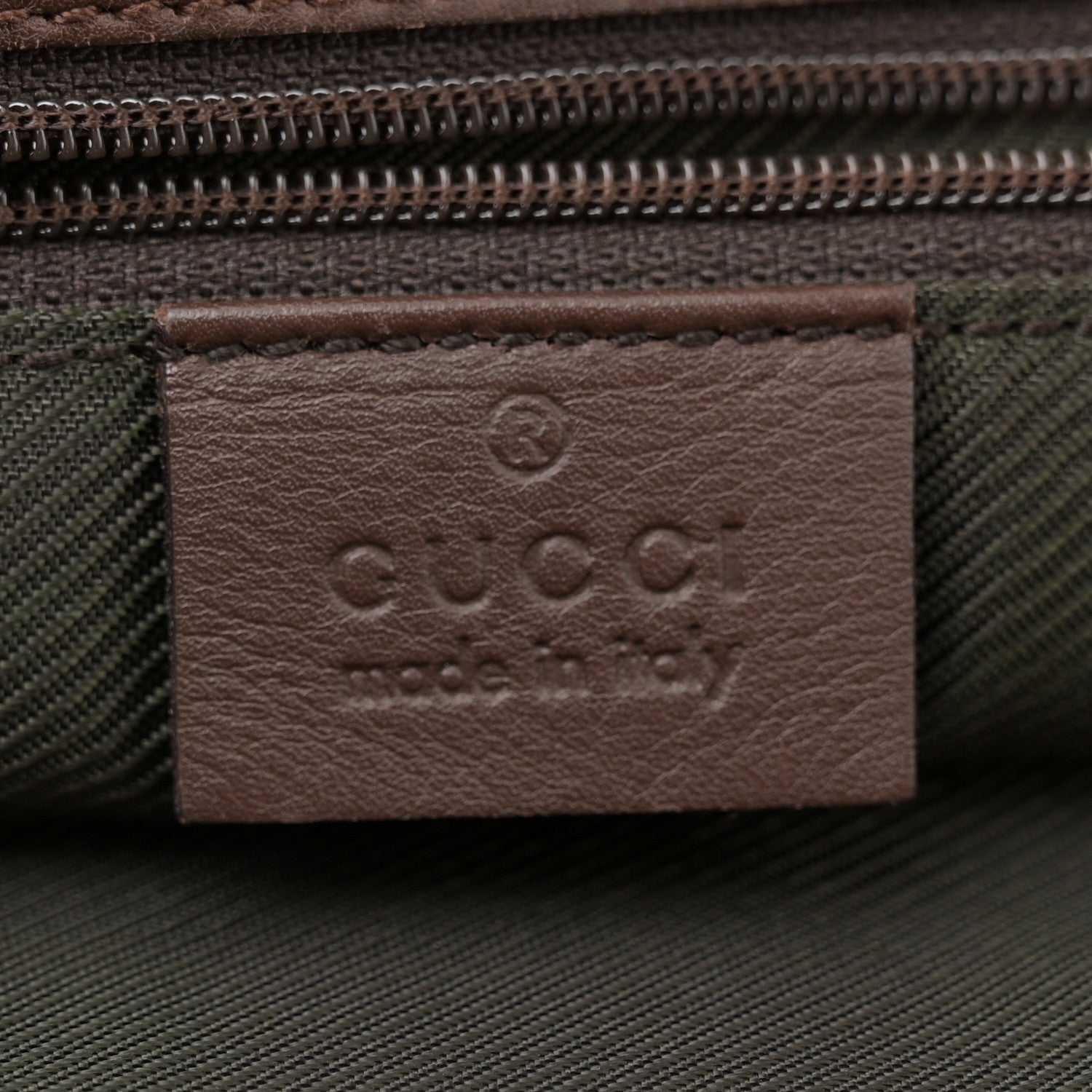 Gucci Monogram Large Bucket Tote Dark Brown 6 of 12